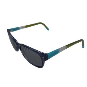 prodesign denmark Designer Sunglass Frame Rectangle Shape Blues, Greens,…